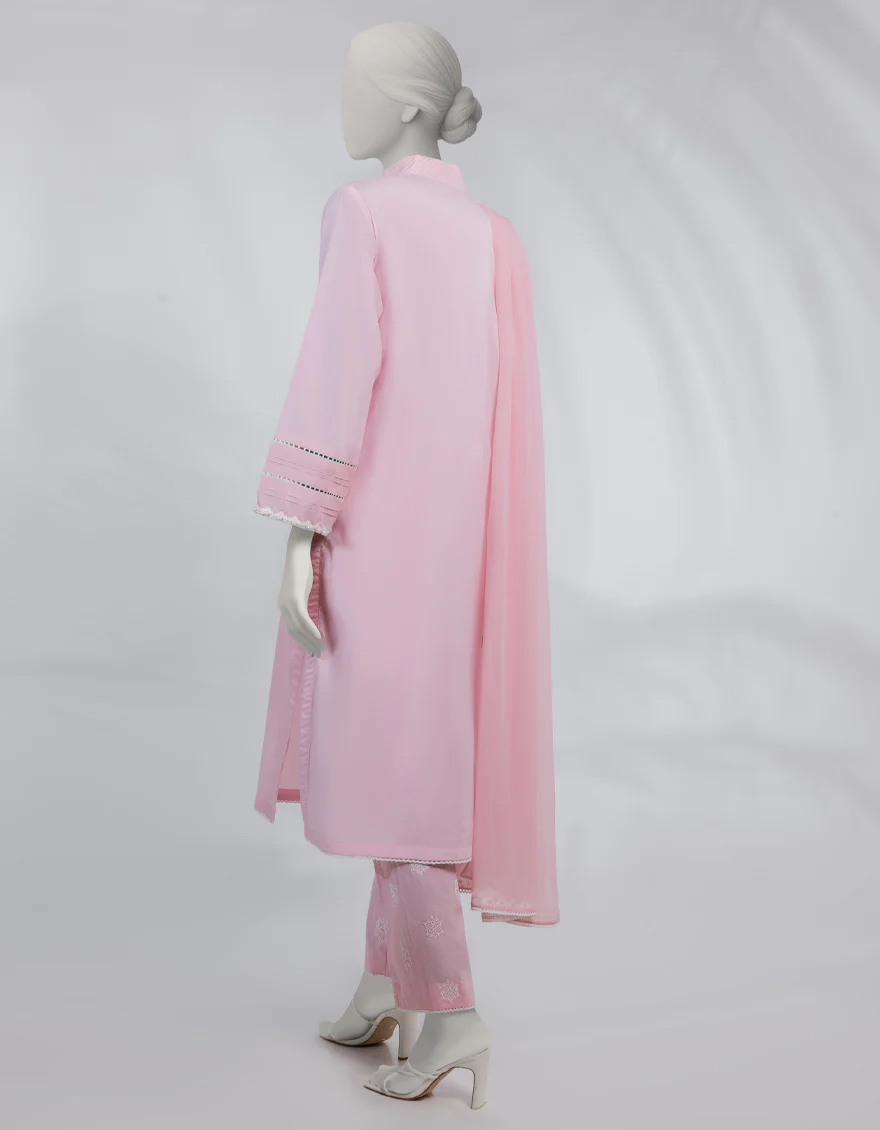 PINK LAWN 3PC STITCHED | JLAWN-S-25-199/S CHAR BAGH-02 - Image 2