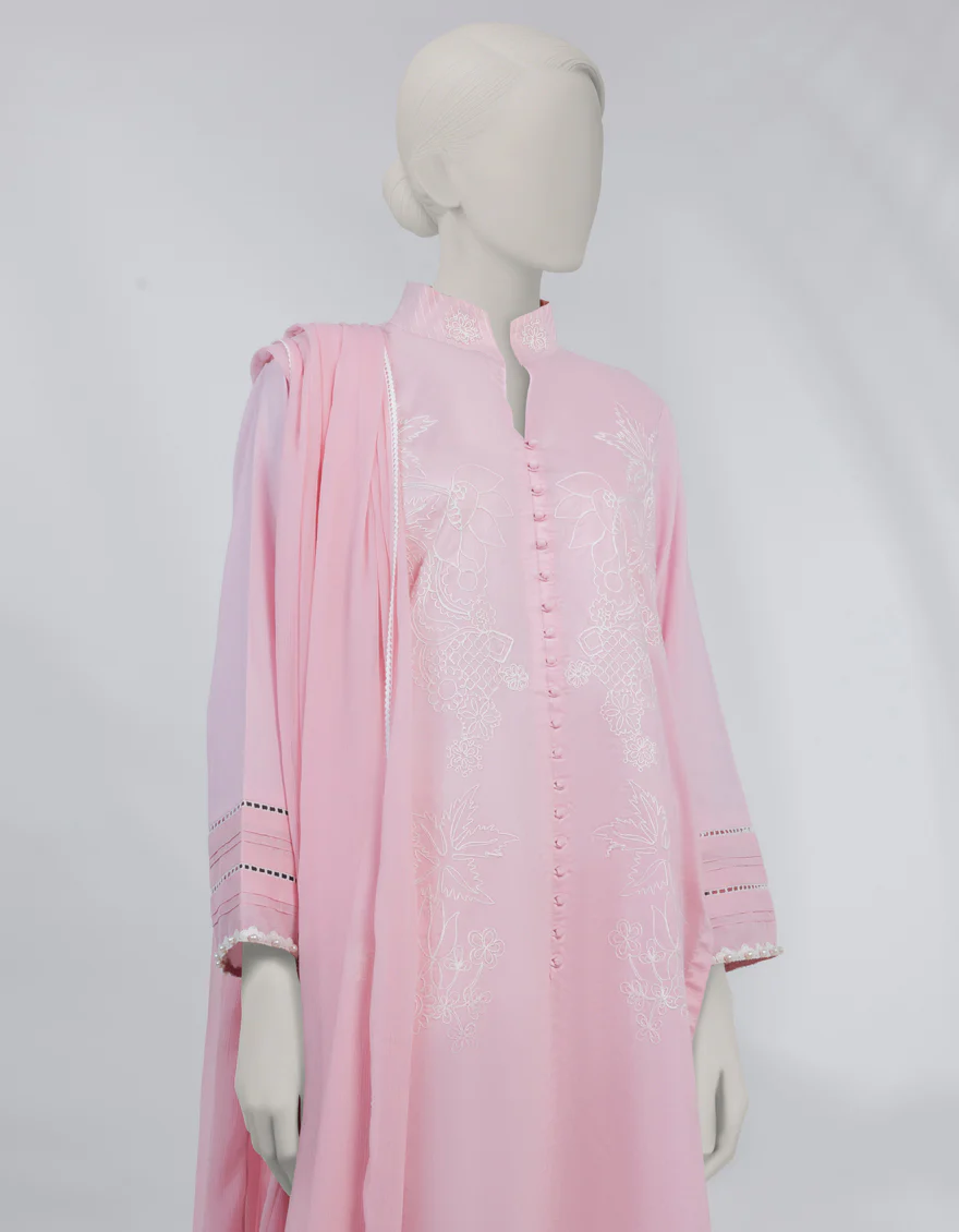 PINK LAWN 3PC STITCHED | JLAWN-S-25-199/S CHAR BAGH-02 - Image 3