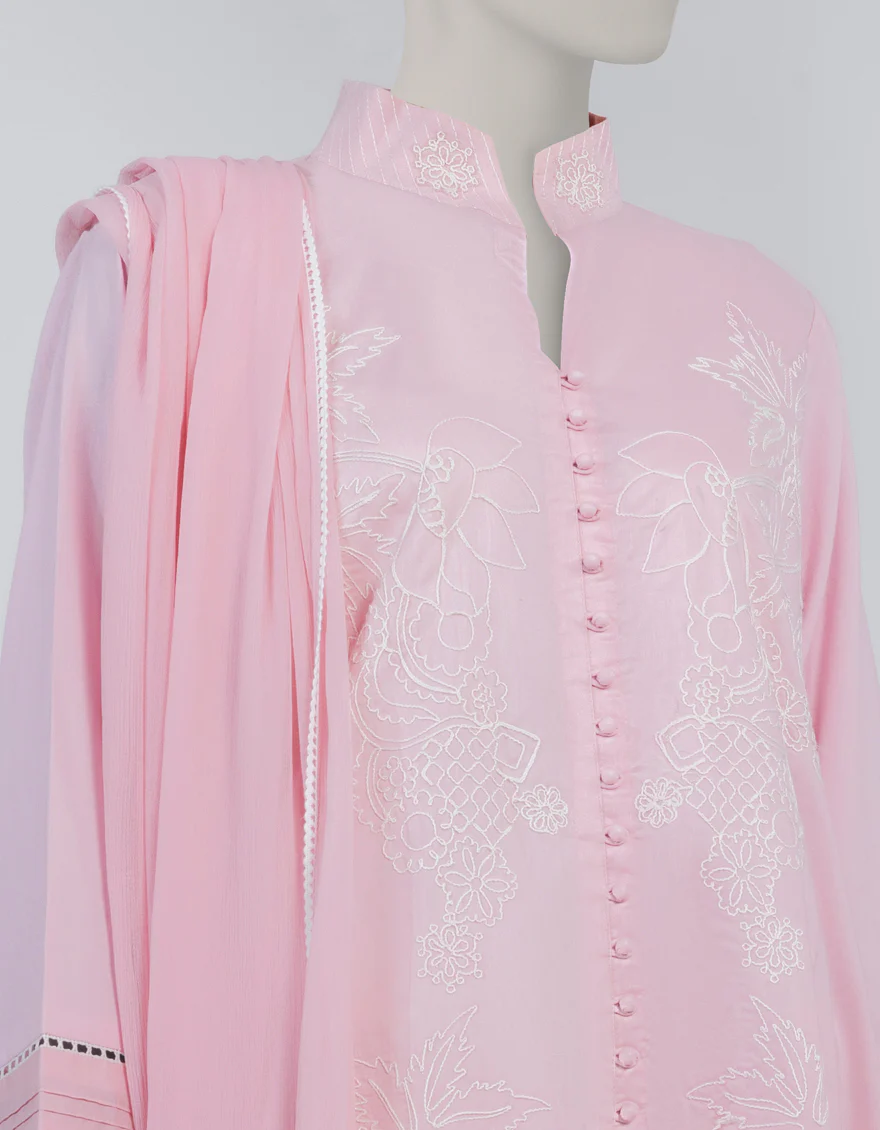 PINK LAWN 3PC STITCHED | JLAWN-S-25-199/S CHAR BAGH-02 - Image 4