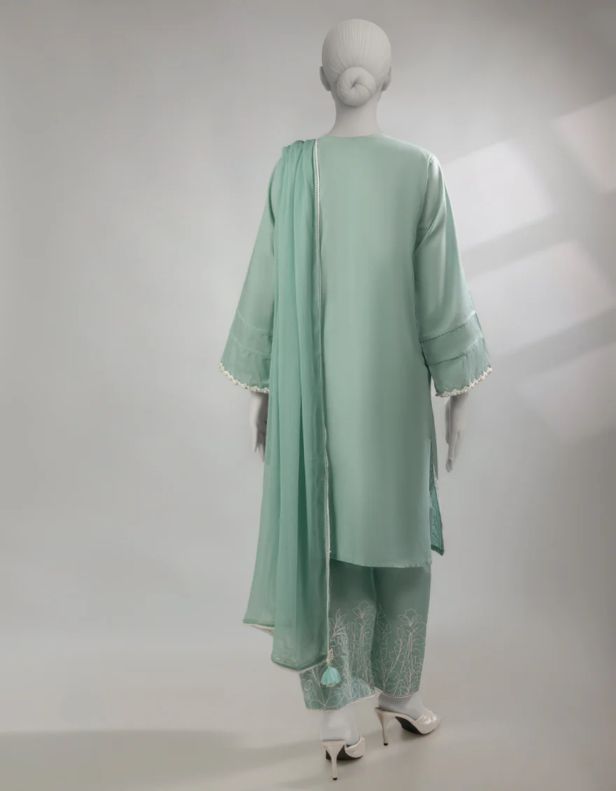 GREEN LAWN 3PC STITCHED | JLAWN-S-25-200/S CHAR BAGH-03 - Image 2