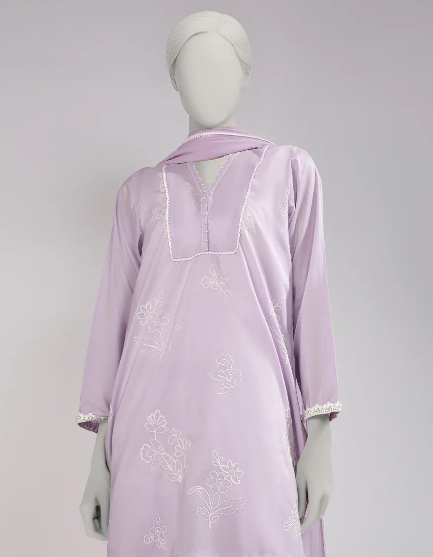 PURPLE LAWN 3PC STITCHED | JLAWN-S-25-201/S CHA - Image 3