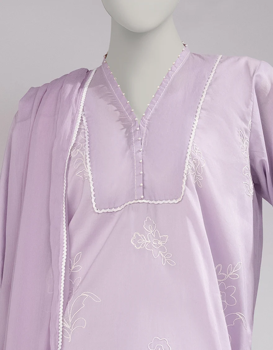 PURPLE LAWN 3PC STITCHED | JLAWN-S-25-201/S CHA - Image 4