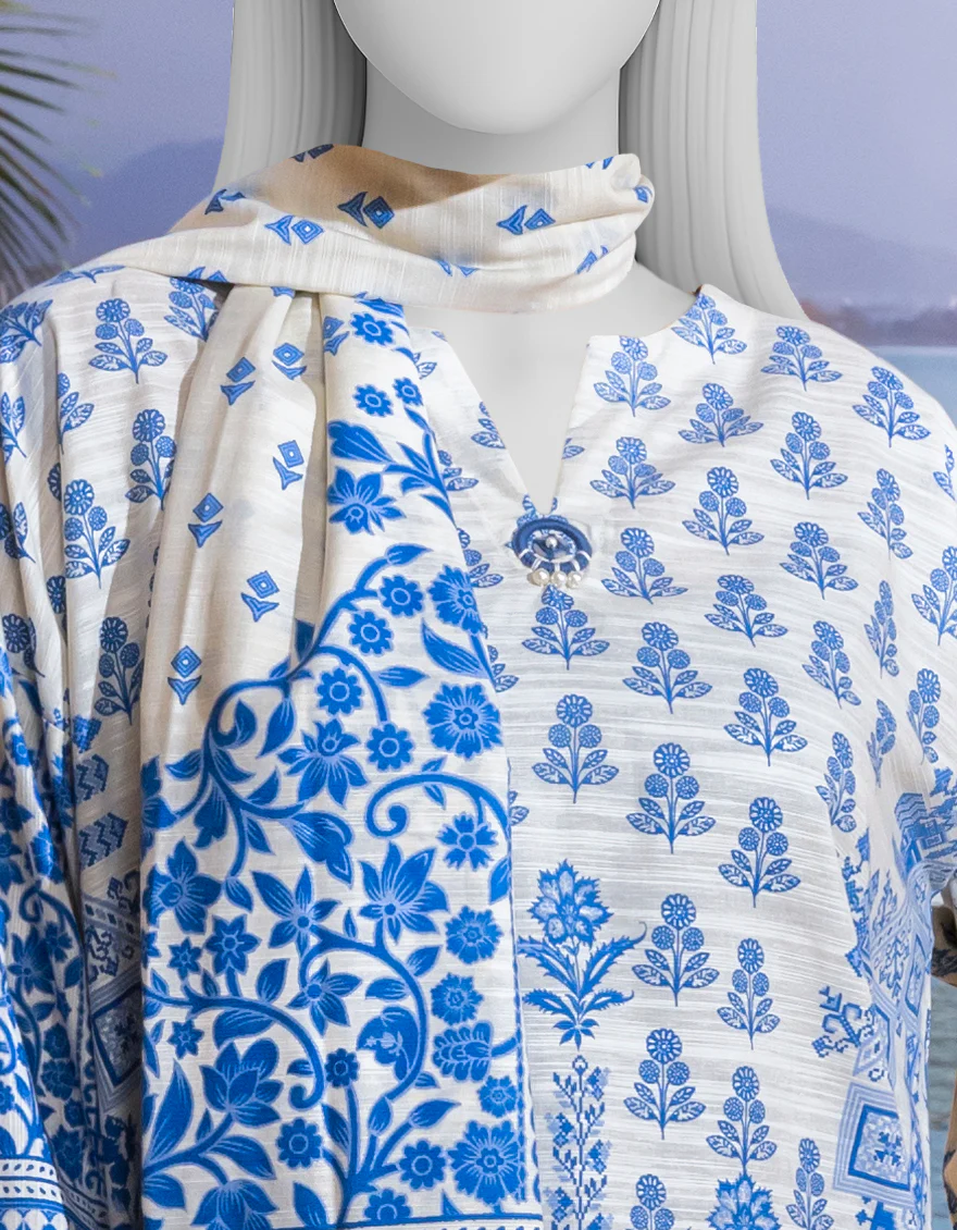 OFF WHITE KHADDAR 3PC STITCHED | JLAWN-S-25-248/S MONOCHROME MAGIC-03 - Image 4