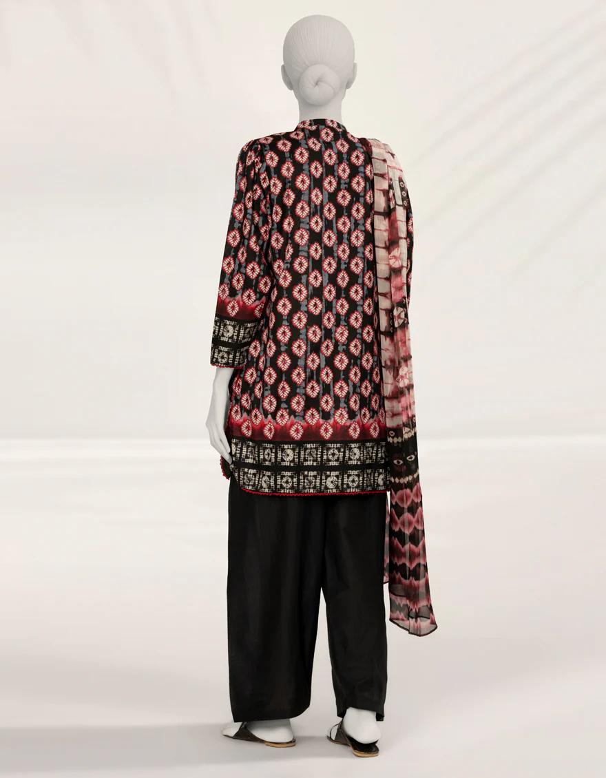 BLACK LIMINAL 3PC STITCHED | JLAWN-S-25-251/S TIE & DYE-2 - Image 2
