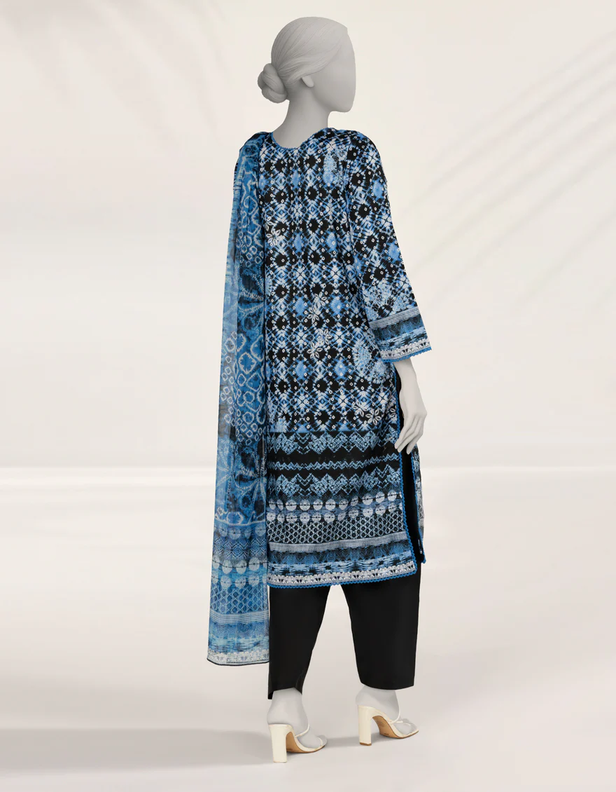 BLUE LIMINAL 3PC STITCHED | JLAWN-S-25-253/S TIE & DYE-4 - Image 2