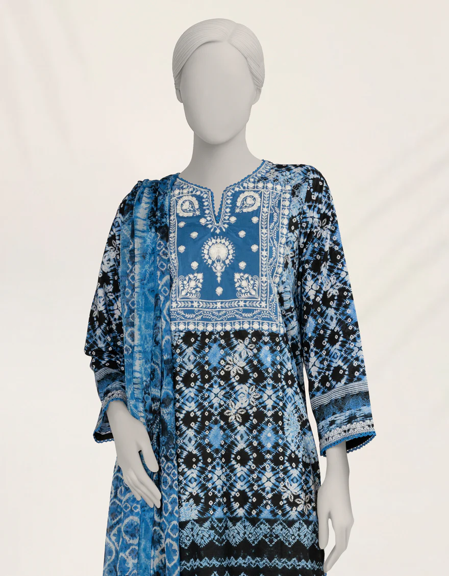 BLUE LIMINAL 3PC STITCHED | JLAWN-S-25-253/S TIE & DYE-4 - Image 4