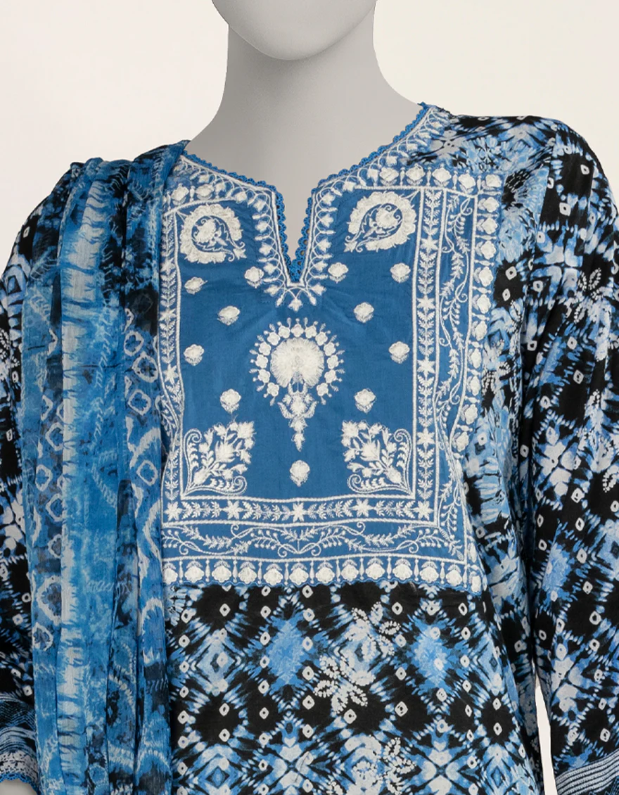 BLUE LIMINAL 3PC STITCHED | JLAWN-S-25-253/S TIE & DYE-4 - Image 5
