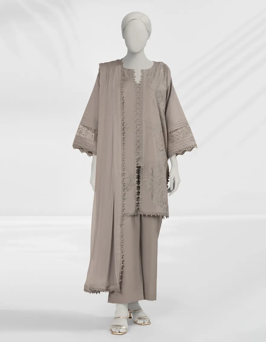 GREY LIMINAL 3PC STITCHED | JLAWN-S-25-254/S LIMITED EDITION-01