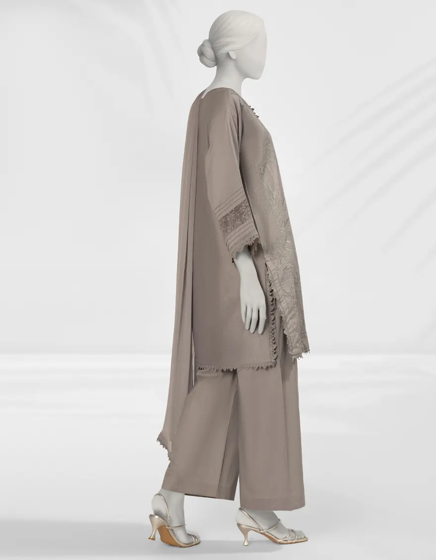 GREY LIMINAL 3PC STITCHED | JLAWN-S-25-254/S LIMITED EDITION-01 - Image 2