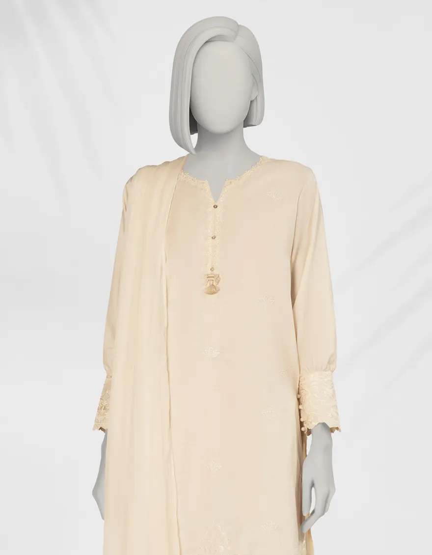 BEIGE LIMINAL 3PC STITCHED | JLAWN-S-25-255/S LIMITED EDITION-02 - Image 3