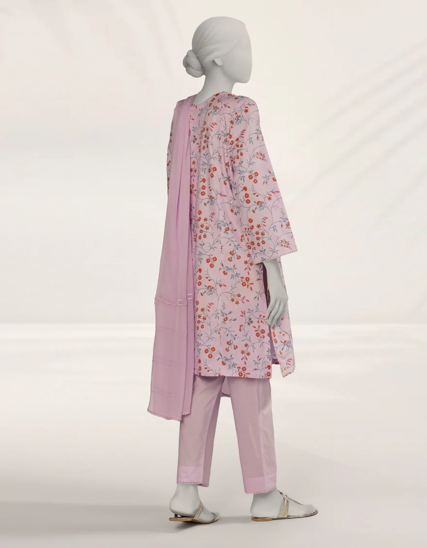 PINK LIMINAL 3PC STITCHED | JLAWN-S-25-258/S SOFT PASTEL-01 - Image 2