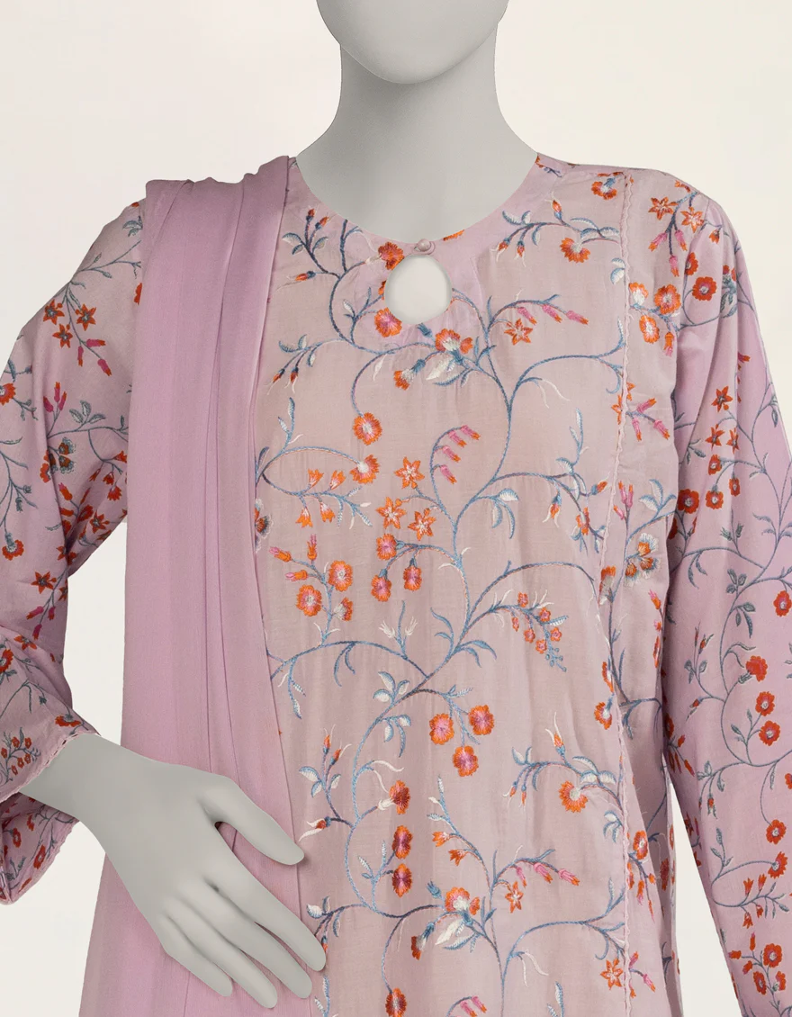 PINK LIMINAL 3PC STITCHED | JLAWN-S-25-258/S SOFT PASTEL-01 - Image 3