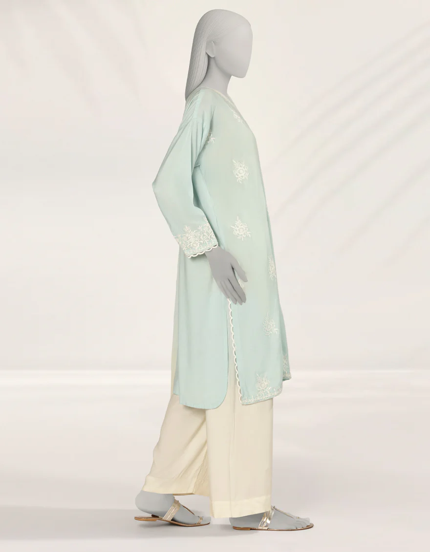 BLUE IMPURE SILK 3PC STITCHED | JLAWN-S-25-268/S DIP DYE-03 - Image 2