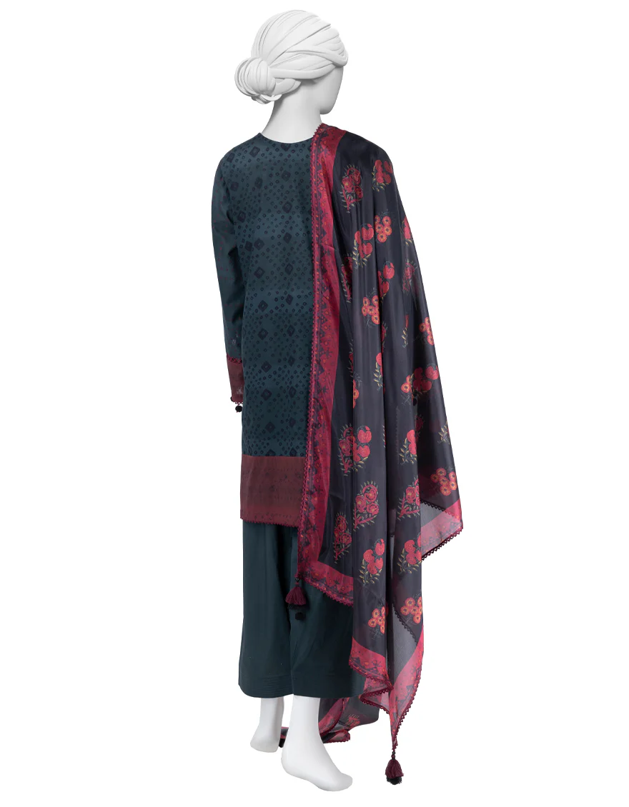 MULTICOLOR LAWN 3PC UNSTITCHED | JLAWN-S-25-3259 ETHNIC CRAFT-7 - Image 2