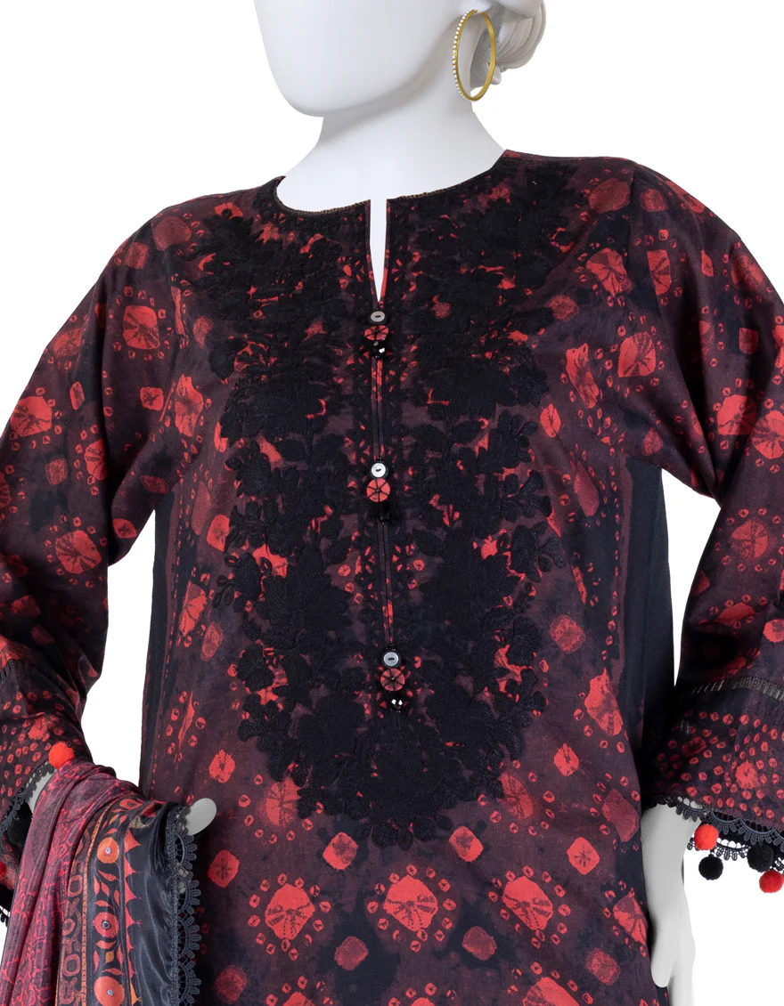 MULTICOLOR LAWN 3PC UNSTITCHED | JLAWN-S-25-3260 ETHNIC CRAFT-8 - Image 3
