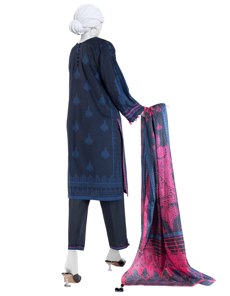 MULTICOLOR LAWN 3PC UNSTITCHED | JLAWN-S-25-3262 ETHNIC CRAFT-10 - Image 2