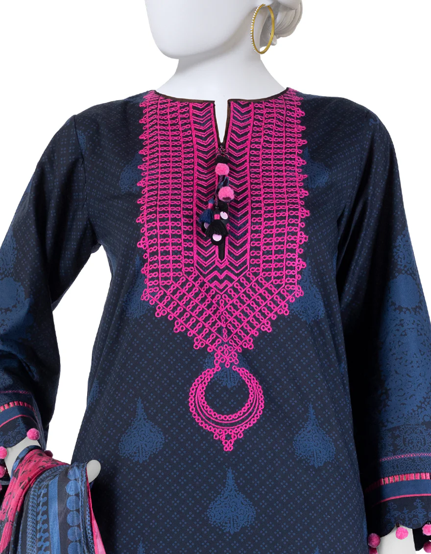 MULTICOLOR LAWN 3PC UNSTITCHED | JLAWN-S-25-3262 ETHNIC CRAFT-10 - Image 3