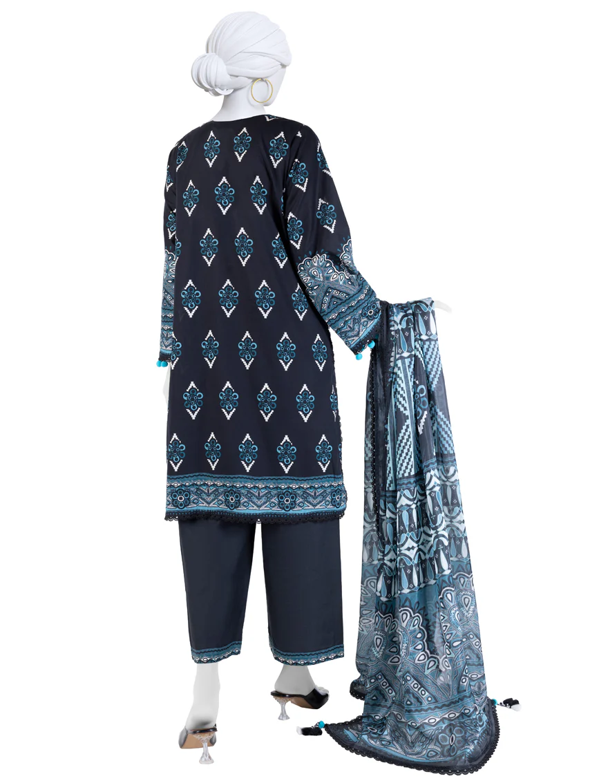 MULTICOLOR LAWN 3PC UNSTITCHED | JLAWN-S-25-3263 ETHNIC CRAFT-11 - Image 2