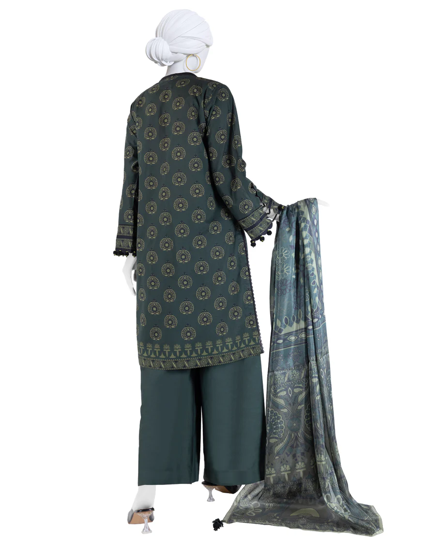 MULTICOLOR LAWN 3PC UNSTITCHED | JLAWN-S-25-3264 ETHN - Image 2