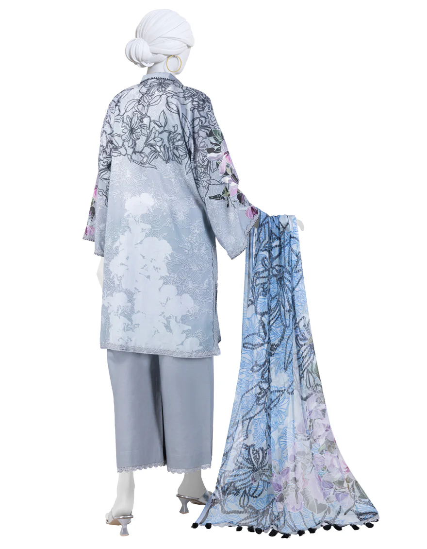 MULTICOLOR LAWN 3PC UNSTITCHED | JLAWN-S-25-3271 KANTHA KAHANI-7 - Image 3