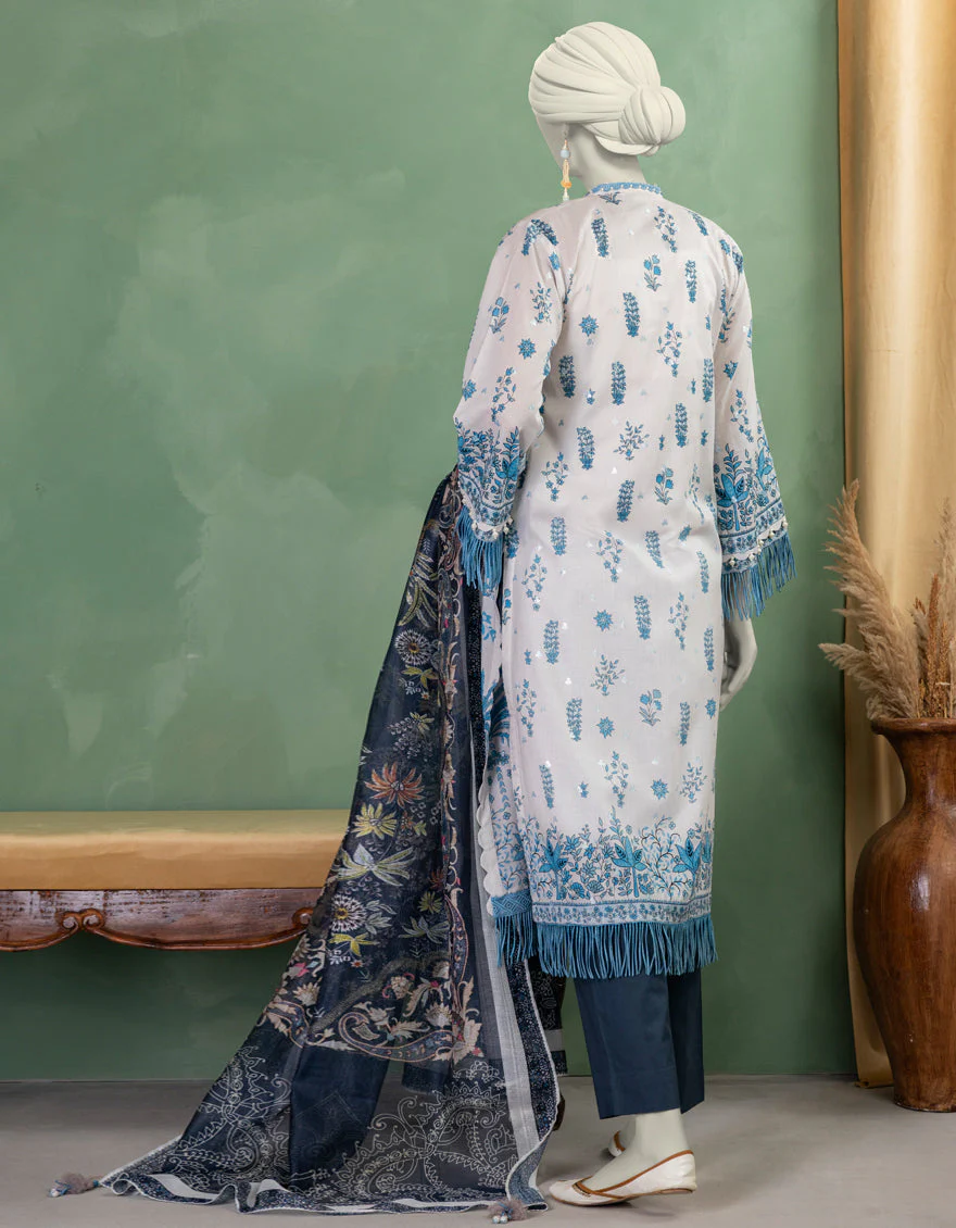 MULTICOLOR LAWN 3PC UNSTITCHED | JLAWN-S-25-3368 SHIK - Image 2