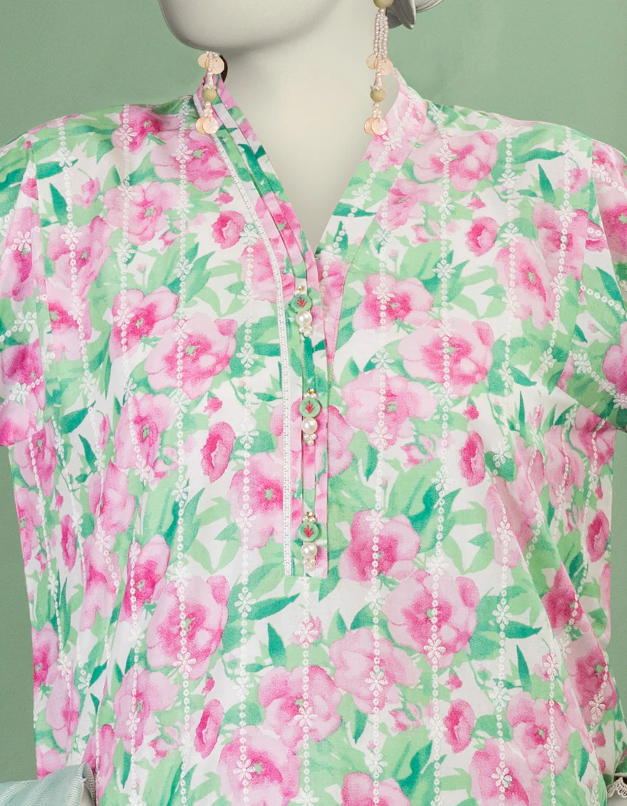MULTICOLOR LAWN 3PC UNSTITCHED | JLAWN-S-25-3373 LUXU - Image 4