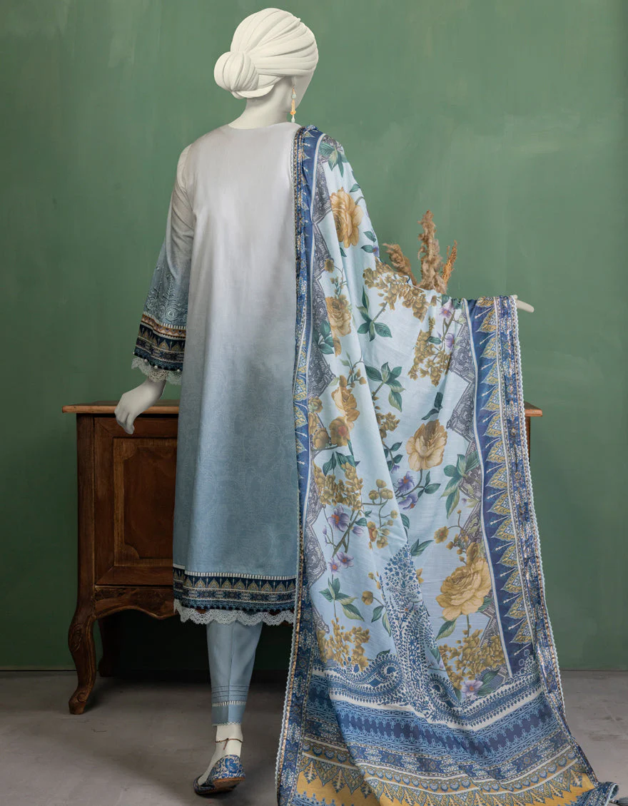 MULTICOLOR LAWN 3PC UNSTITCHED | JLAWN-S-25-3387 ROYALE-1 - Image 2