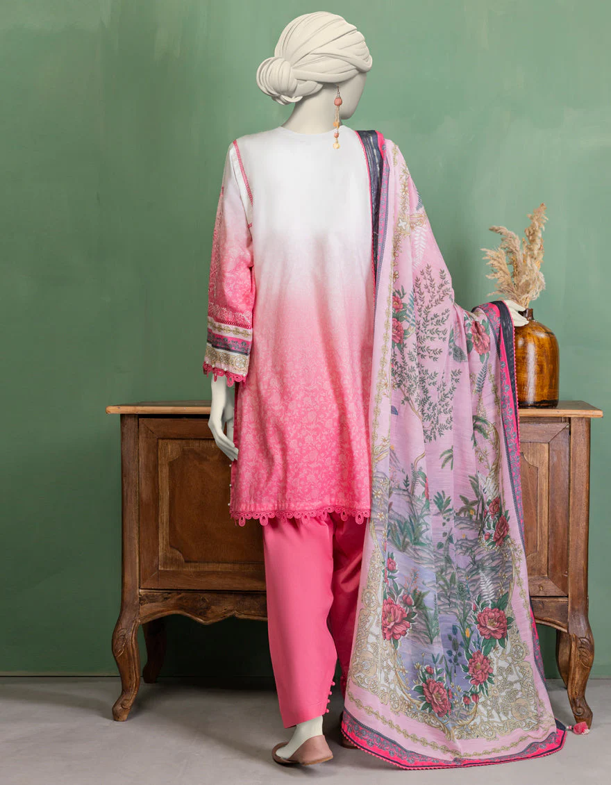 MULTICOLOR LAWN 3PC UNSTITCHED | JLAWN-S-25-3388 ROYALE-2 - Image 2