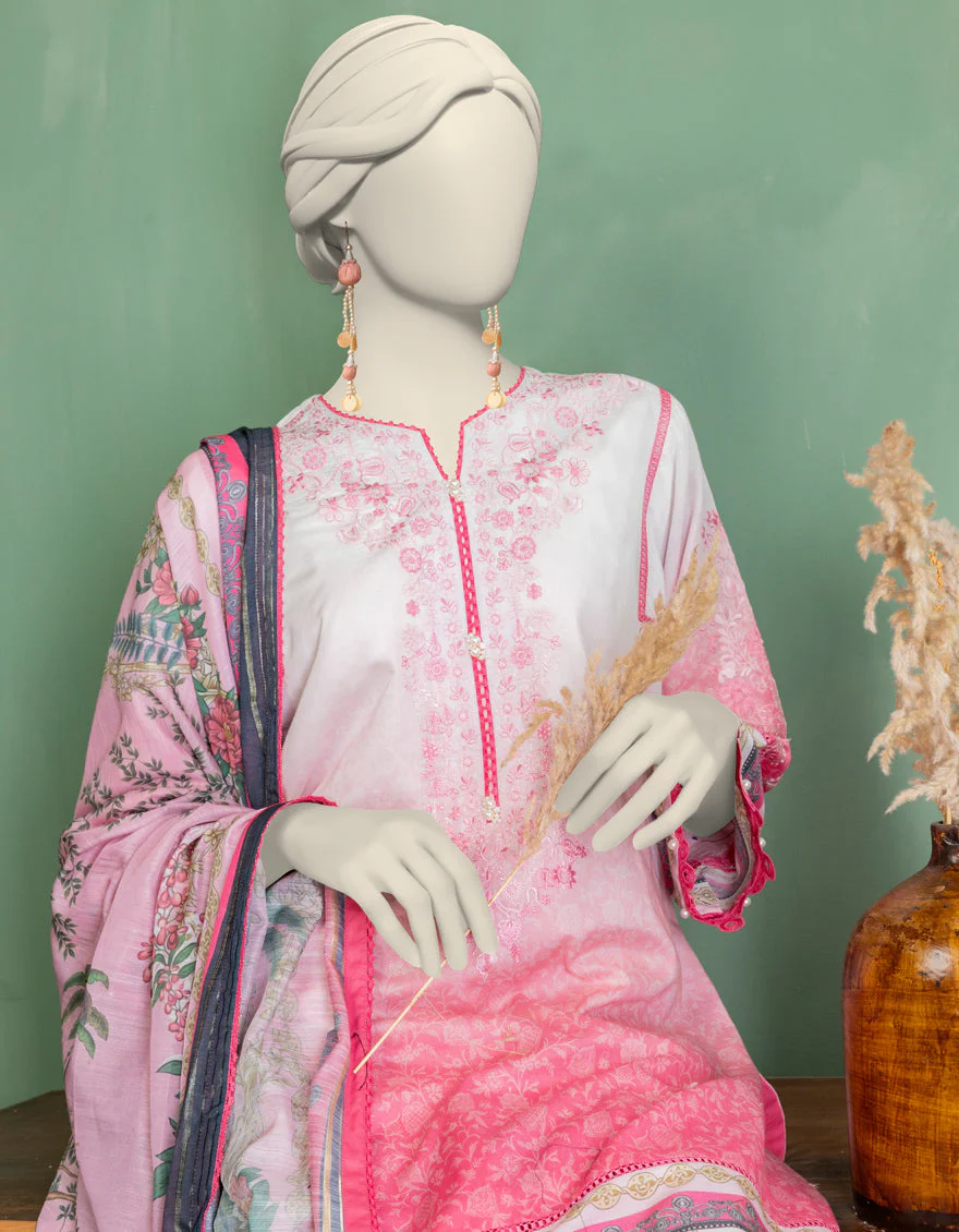 MULTICOLOR LAWN 3PC UNSTITCHED | JLAWN-S-25-3388 ROYALE-2 - Image 3