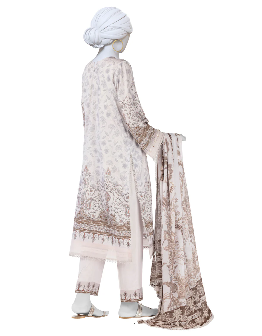 LILAC LAWN 3PC UNSTITCHED | JLAWN-S-25-3402 LUXE - Image 2