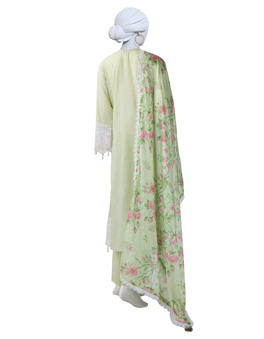 GREEN LAWN 3PC STITCHED | JLAWN-S-25-825/S LUXE-A-05 - Image 2