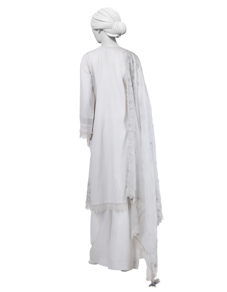GREY LAWN 3PC STITCHED | JLAWN-S-25-828/S LUXE-B-02 - Image 2