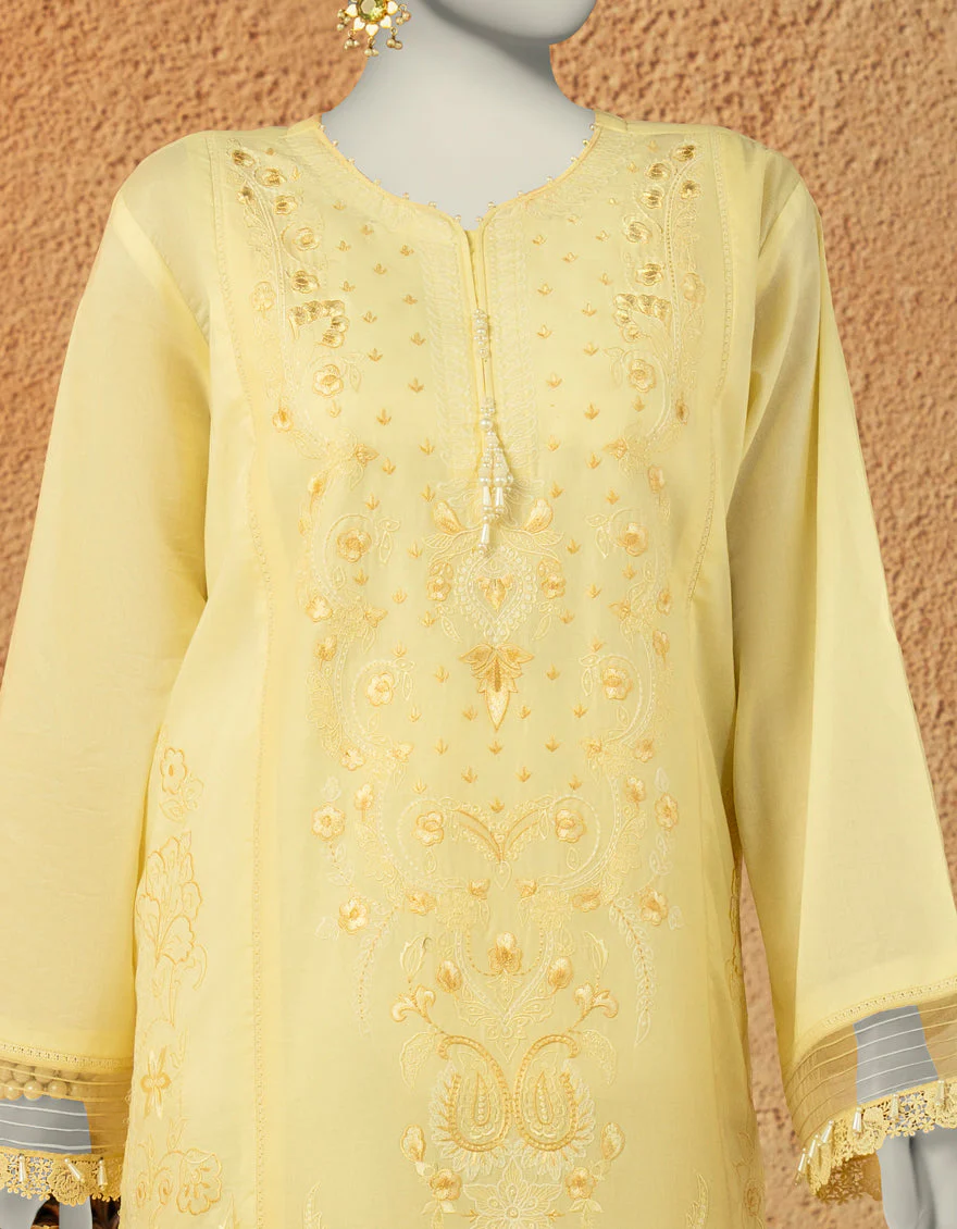 YELLOW LAWN 3PC UNSTITCHED | JLAWN-S-25-832-LUXE B-6 - Image 3