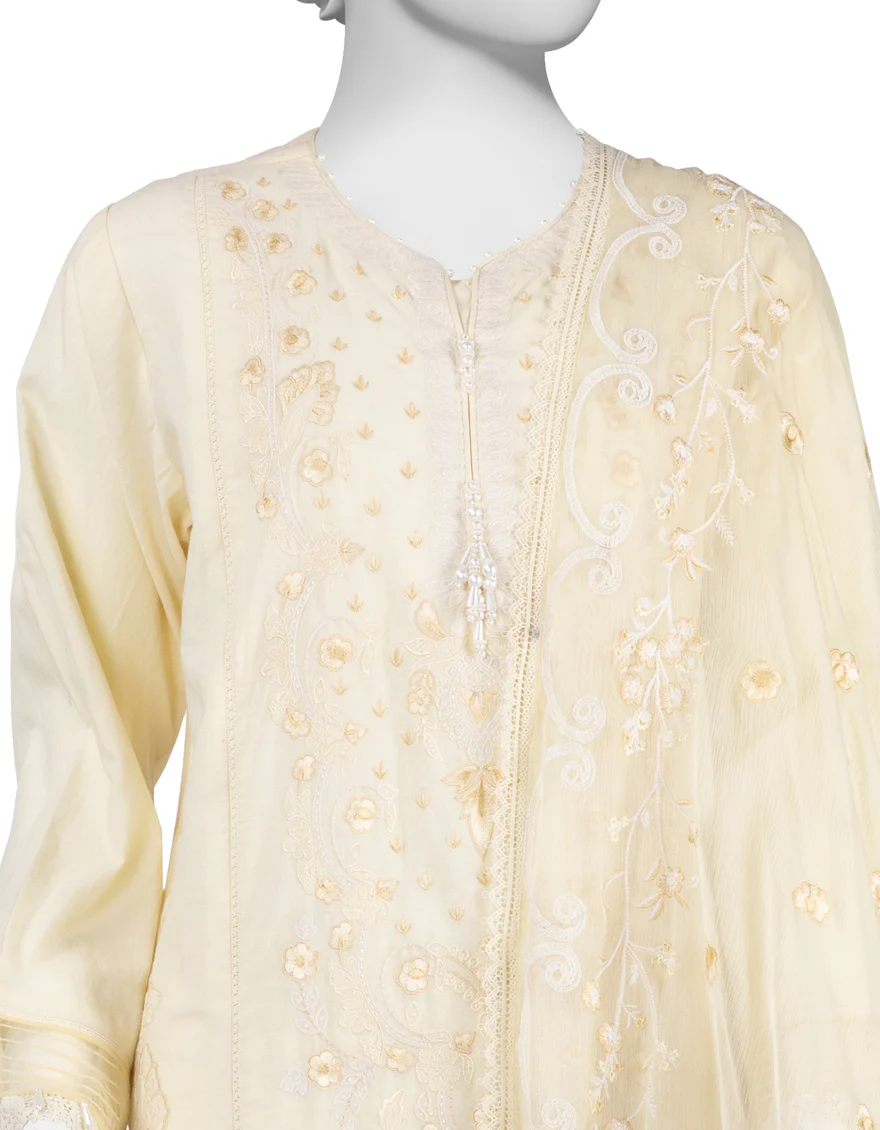 YELLOW LAWN 3PC STITCHED | JLAWN-S-25-832/S LUXE-B-06 - Image 3