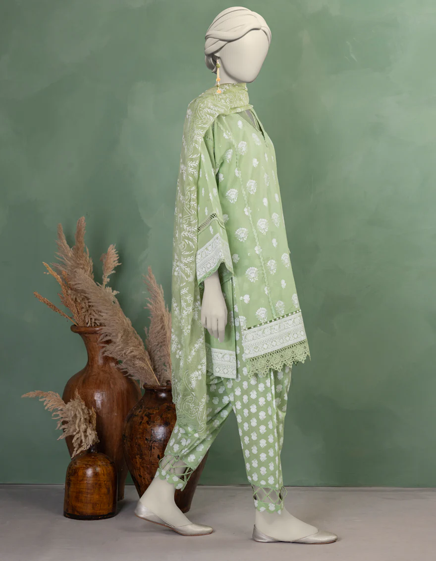 GREEN LAWN 3PC UNSTITCHED | JLAWN-S-25-911 WIRSA - Image 2