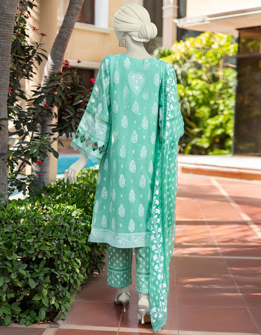 GREEN LAWN 3PC UNSTITCHED | JLAWN-S-25-912 WIRSA - Image 2