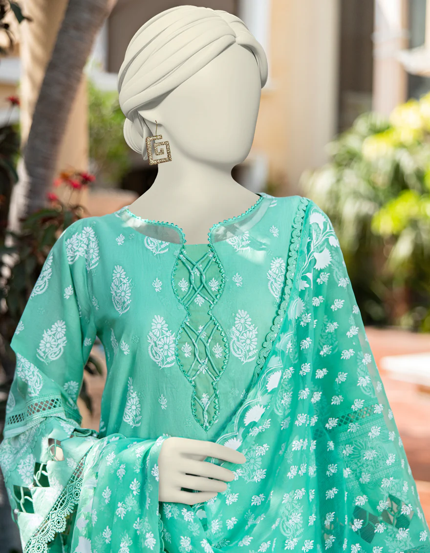 GREEN LAWN 3PC UNSTITCHED | JLAWN-S-25-912 WIRSA - Image 3
