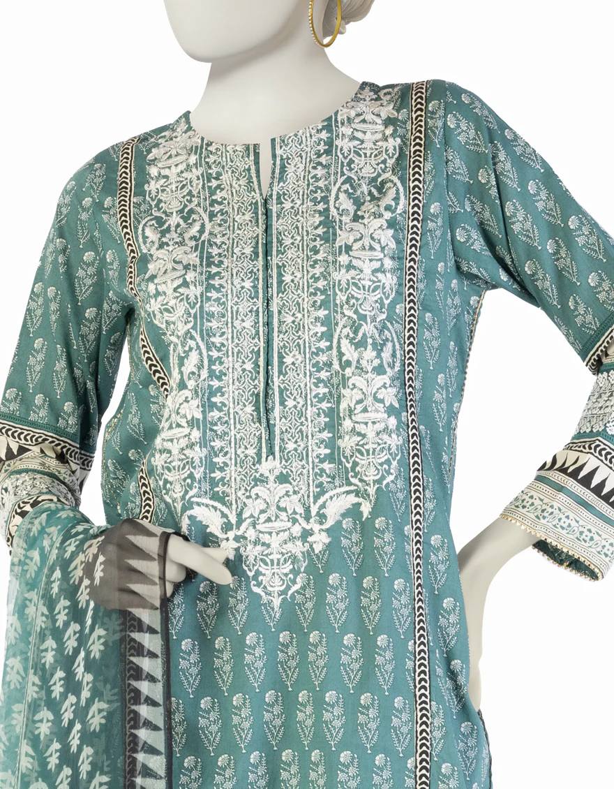 GREEN LAWN 3PC STITCHED | JLAWN-S-25-914/S AJR - Image 2
