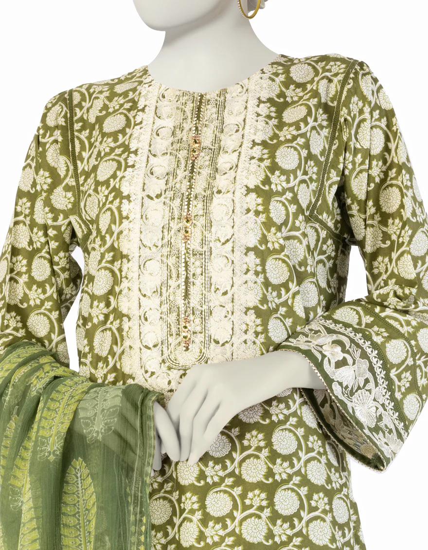 GREEN LAWN 3PC STITCHED | JLAWN-S-25-915/S AJR - Image 2