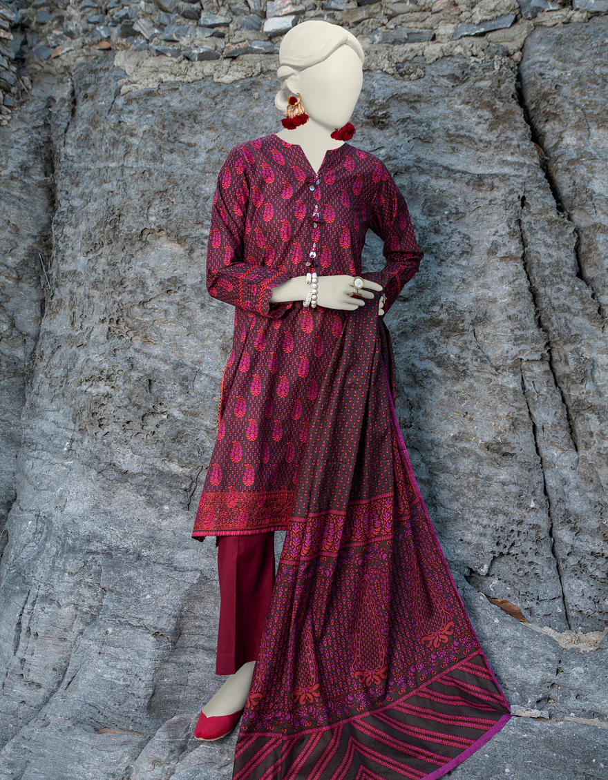 GREEN LAWN 2PC UNSTITCHED | JLAWN-S-JDS-24-1009 GRACE-5 - Image 2