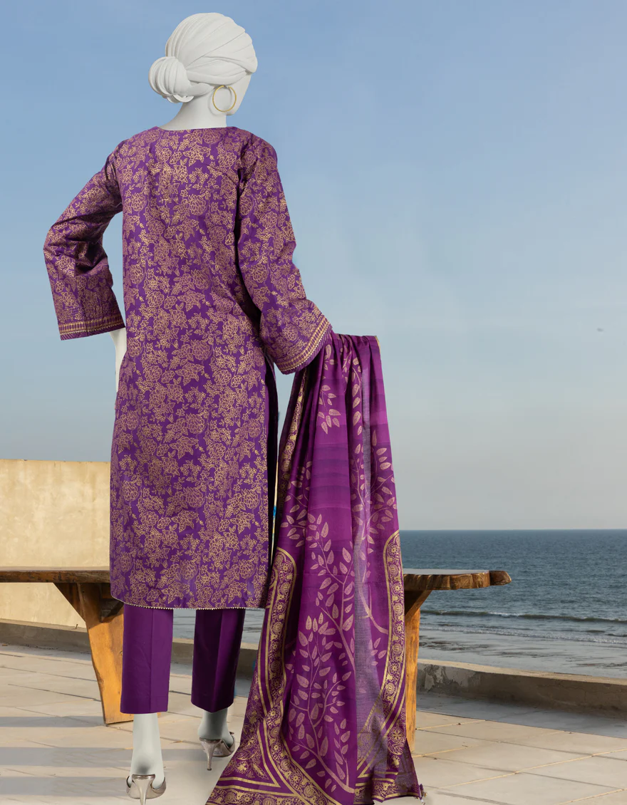 MULTI LAWN 2PC UNSTITCHED | JLAWN-S-JDS-24-1049 MITHRIL-01 - Image 2