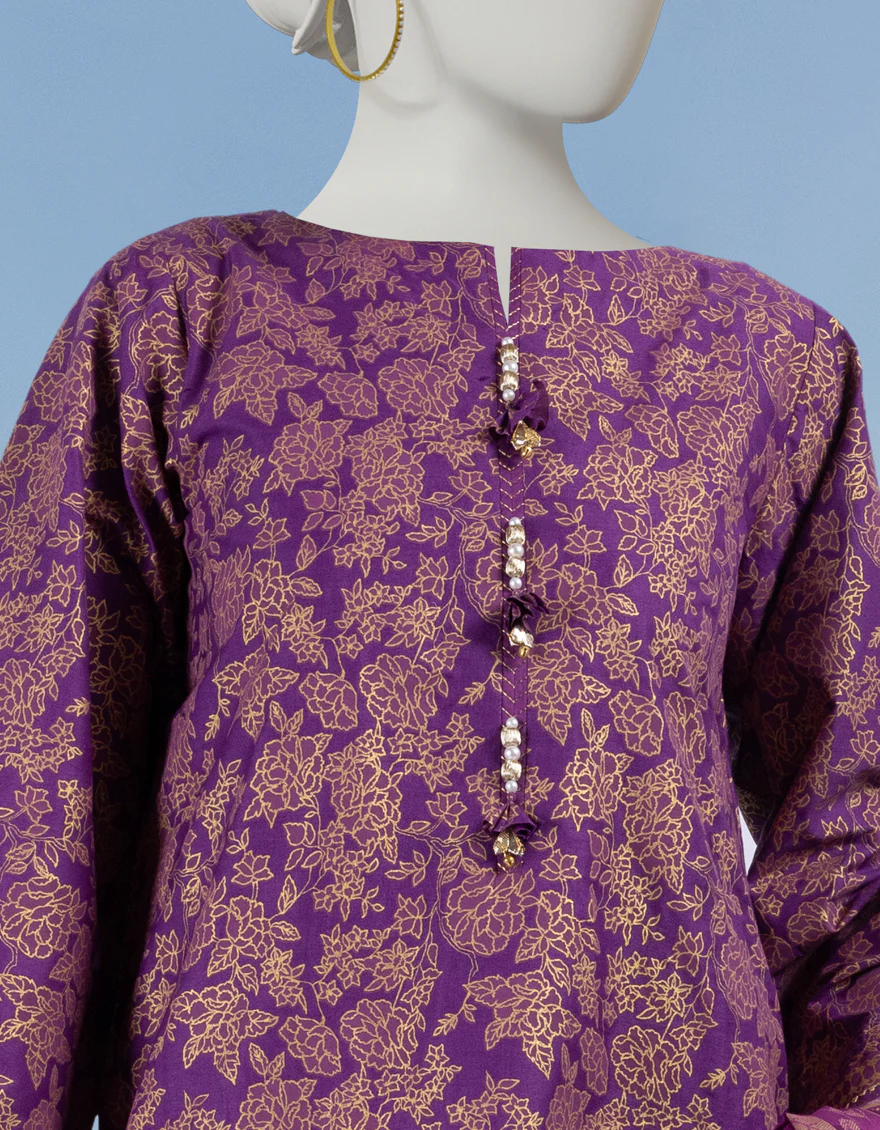 MULTI LAWN 2PC UNSTITCHED | JLAWN-S-JDS-24-1049 MITHRIL-01 - Image 3