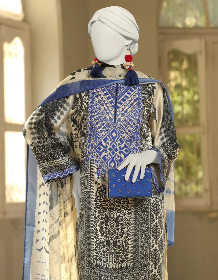 MULTI LAWN 2PC STITCHED | JLAWN-S-JDS-24-1100/ - Image 2