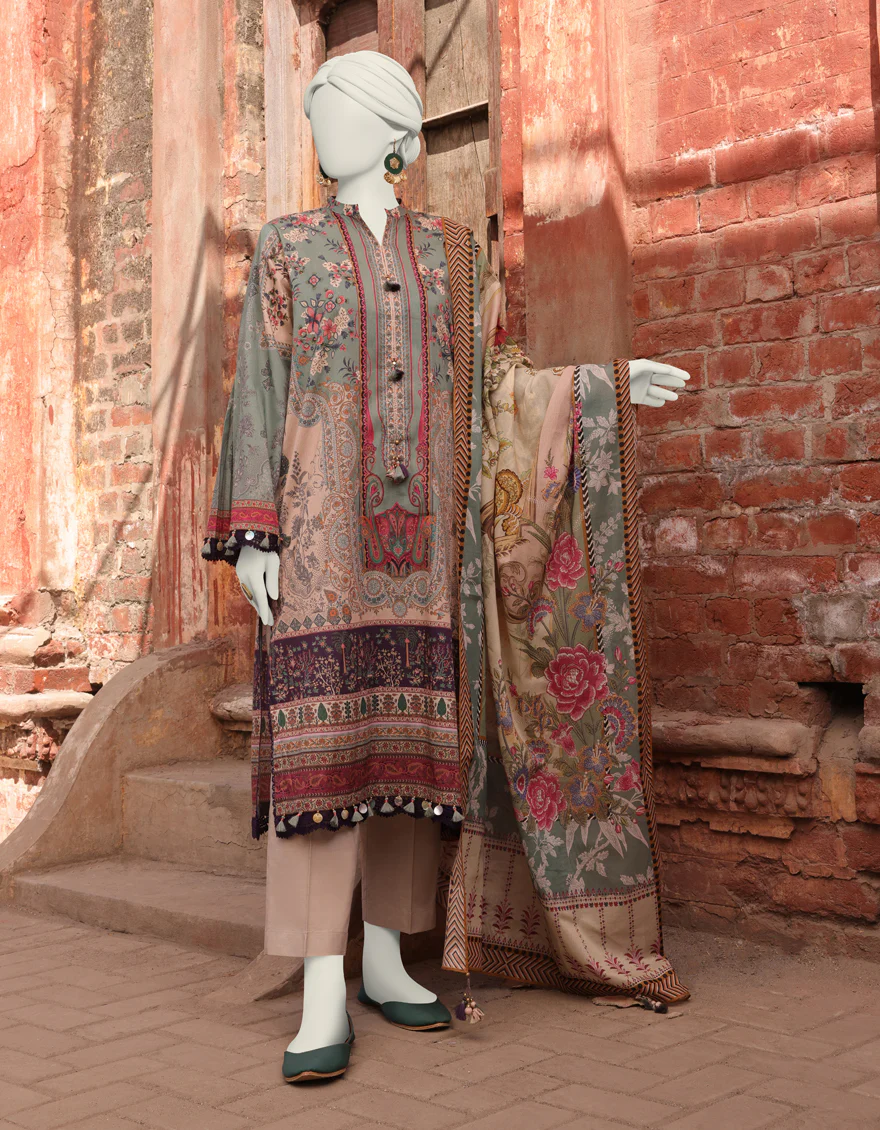 MULTICOLOR LAWN 2PC UNSTITCHED | JLAWN-S-JDS-24-1113 RADINAT-02 - Image 2