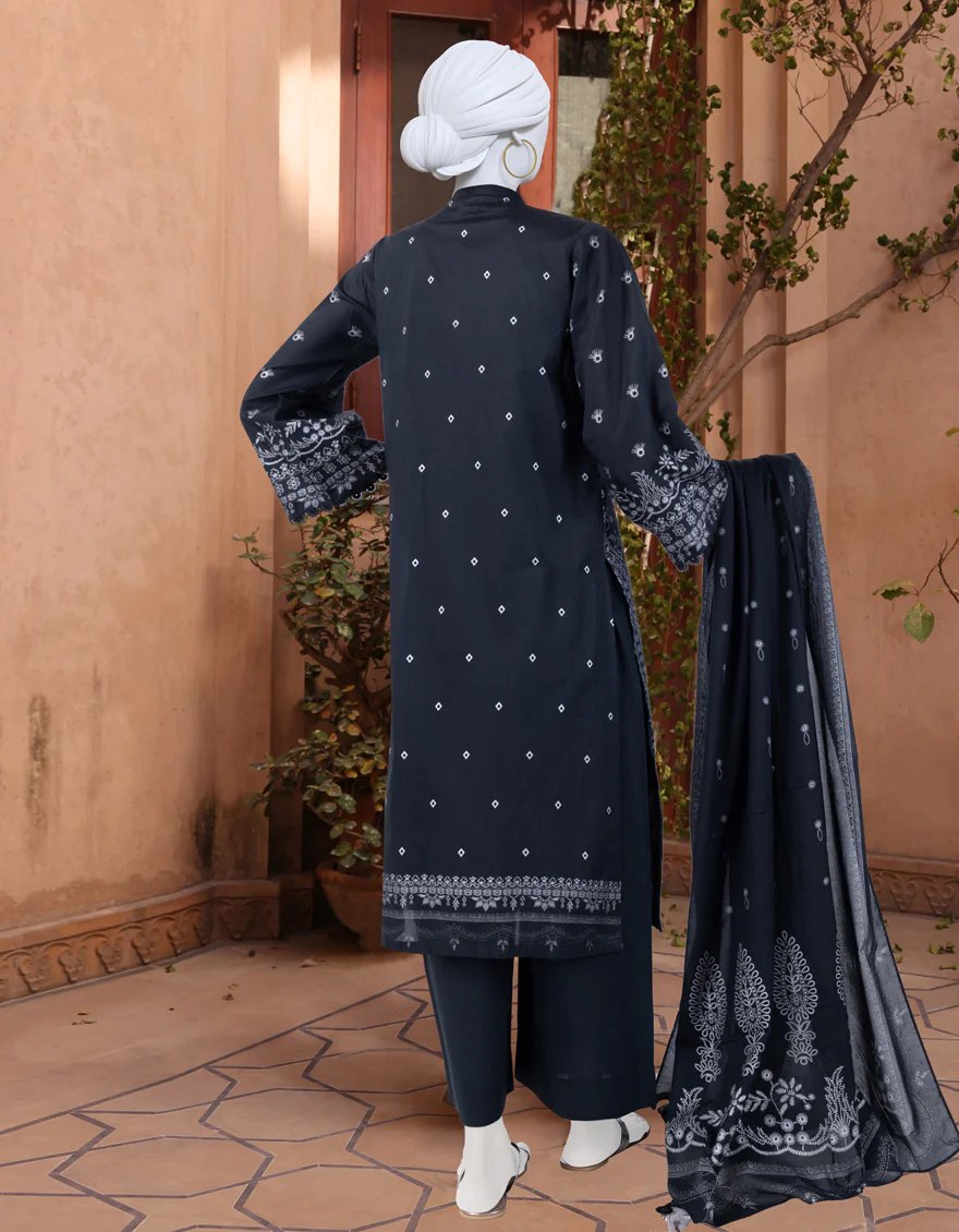 MULTICOLOR LAWN 2PC UNSTITCHED | JLAWN-S-JDS-24-1140 PEARL-01 - Image 2