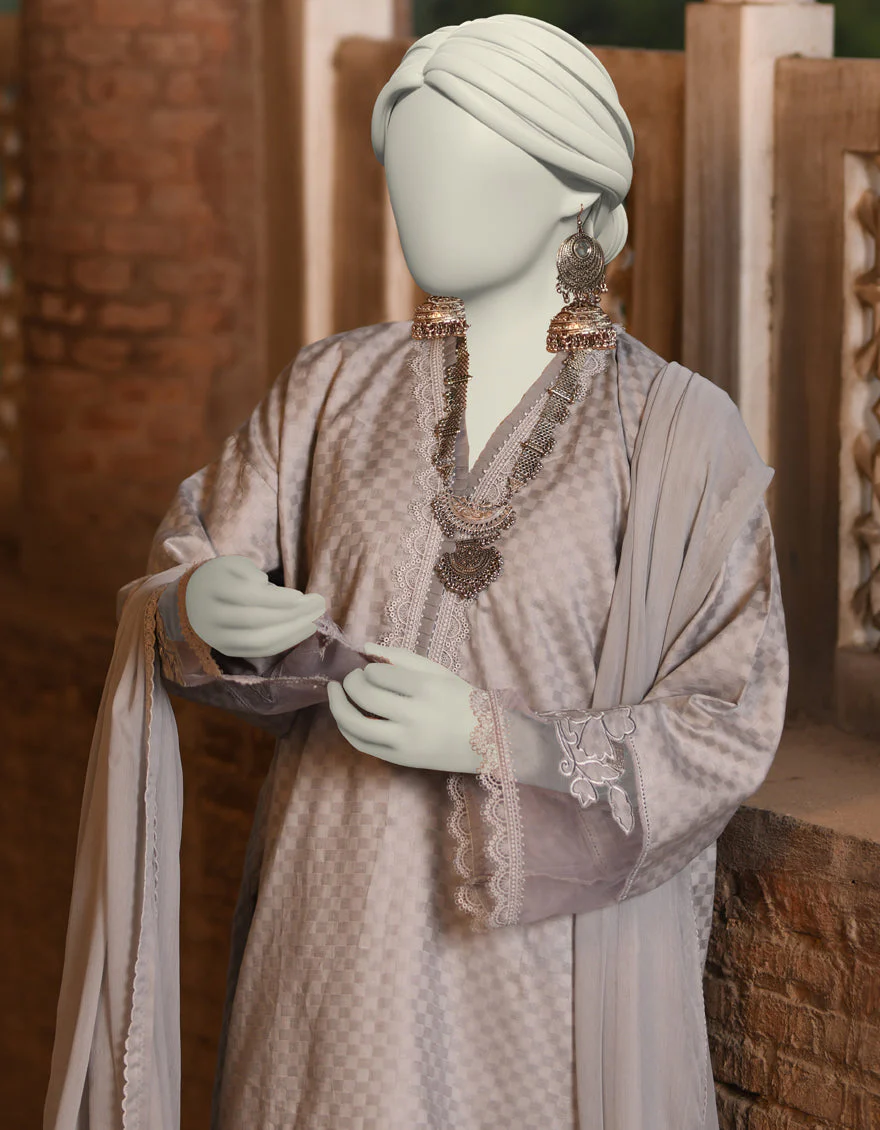 GREY DOBBY 2PC STITCHED | JLAWN-S-JDS-25-1008/S RALLI-04 - Image 2