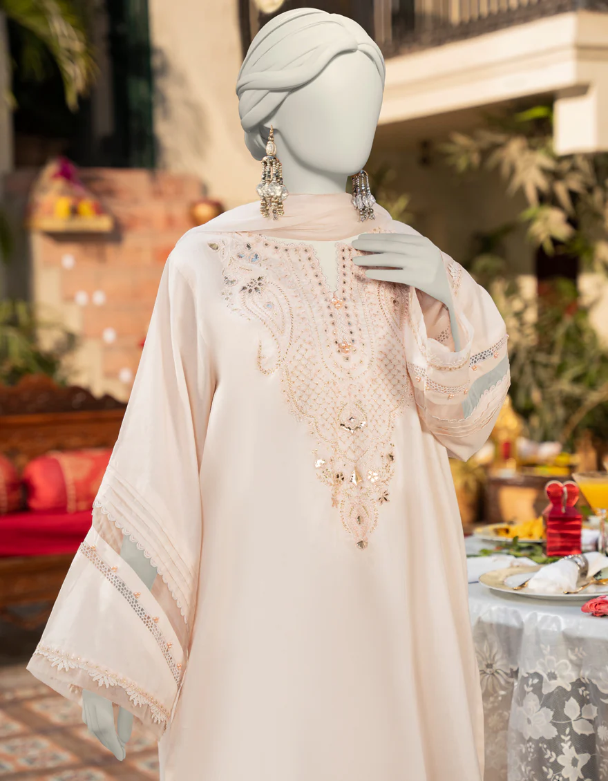 ORANGE LAWN 2PC STITCHED | JLAWN-S-JDS-25-1084/ - Image 3