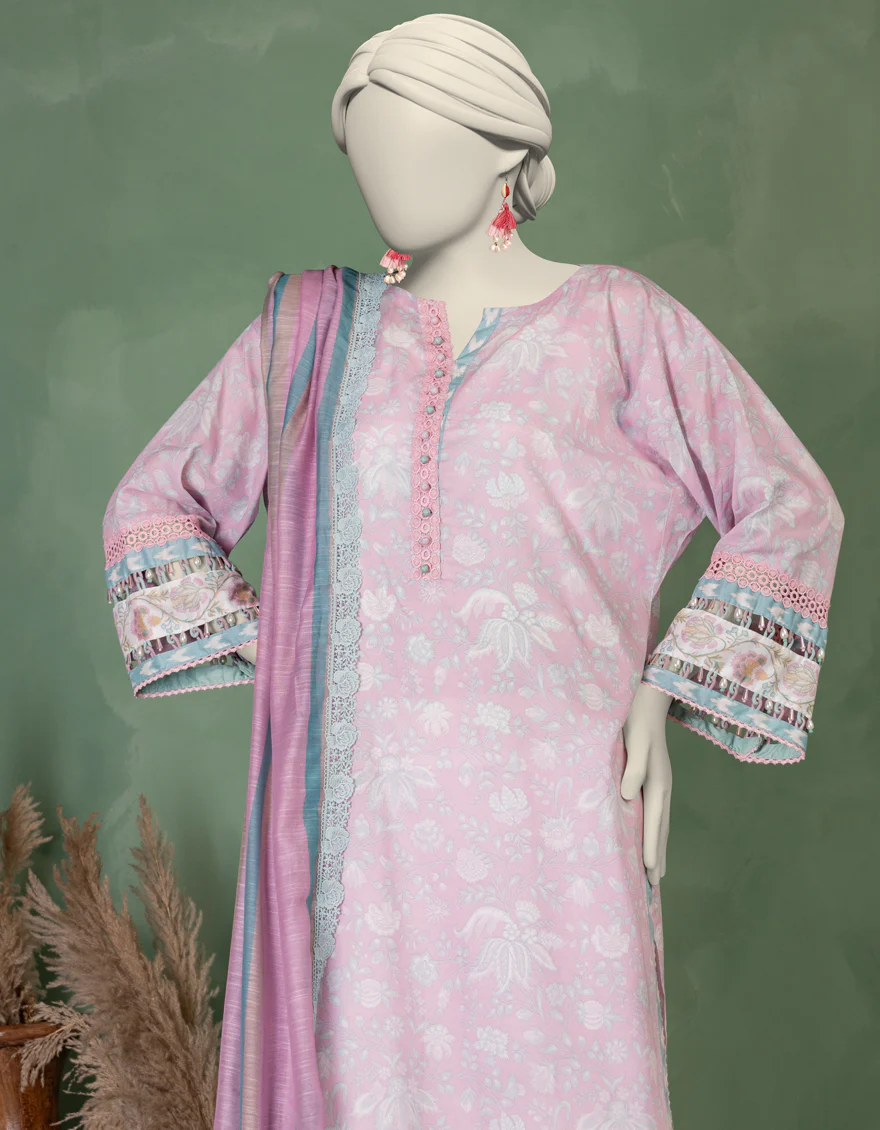 MULTICOLOR LAWN 2PC UNSTITCHED | JLAWN-S-JDS-25-1104 CHINTZ-1 - Image 3