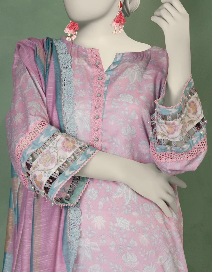 MULTICOLOR LAWN 2PC UNSTITCHED | JLAWN-S-JDS-25-1104 CHINTZ-1 - Image 4