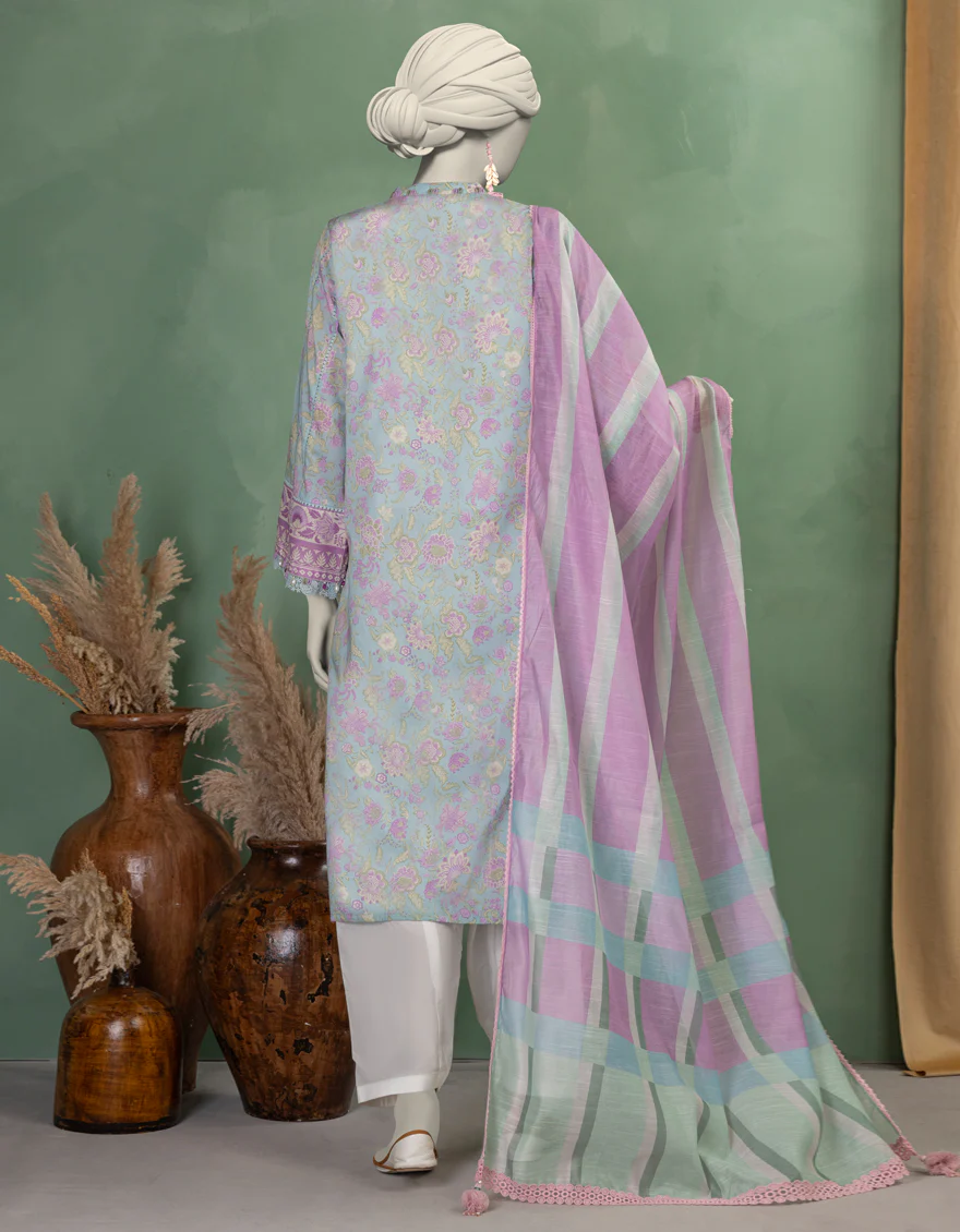 MULTICOLOR LAWN 2PC UNSTITCHED | JLAWN-S-JDS-25-1106 CHINTZ-3 - Image 2